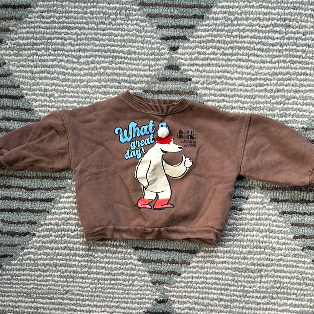 Zara sweatshirt 18-24 months